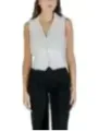 "Morgan De Toi Tops im Sale | Morgan De Toi Damen Top Weiß Herbst/Winter V-Ausschnitt online kaufen"|Planet-Deluxe
