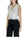 "Morgan De Toi Tops im Sale | Morgan De Toi Damen Top Weiß Herbst/Winter V-Ausschnitt online kaufen"|Planet-Deluxe
