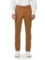 Borghese braune Slim Fit Hose