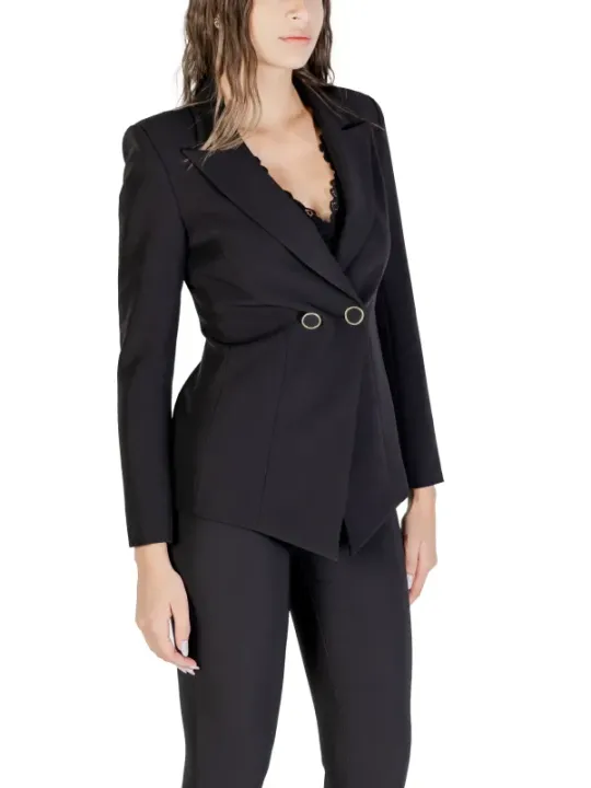 "Rinascimento Blazer im Sale | Rinascimento Damen Kostümjacke - Elegante Herbst/Winter Blazer in Schwarz mit V-Ausschnitt und Knopfverschluss, Langarm - Artik online kaufen"|Planet-Deluxe