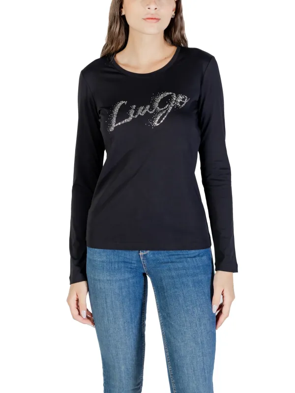 "Liu Jo T-Shirts im Sale | Liu Jo Damen Langarmshirt Schwarz Baumwolle Herbst online kaufen"|Planet-Deluxe "Liu Jo T-Shirts im Sale | Liu Jo Damen Langarmshirt Schwarz Baumwolle Herbst online kaufen"|Planet-Deluxe