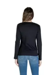 "Liu Jo T-Shirts im Sale | Liu Jo Damen Langarmshirt Schwarz Baumwolle Herbst online kaufen"|Planet-Deluxe