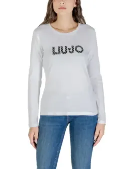 Liu Jo Damen Langarmshirt Weiß - Herbst/Winter Kollektion