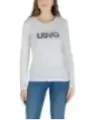 "Liu Jo T-Shirts im Sale | Liu Jo Damen Langarmshirt Weiß Herbst Winter Kollektion online kaufen"|Planet-Deluxe
