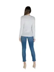 "Liu Jo T-Shirts im Sale | Liu Jo Damen Langarmshirt Weiß Herbst Winter Kollektion online kaufen"|Planet-Deluxe