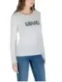"Liu Jo T-Shirts im Sale | Liu Jo Damen Langarmshirt Weiß Herbst Winter Kollektion online kaufen"|Planet-Deluxe