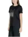 "Liu Jo T-Shirts im Sale | Liu Jo Damen TShirt Schwarz Druck Kurzarm Herbst Winter online kaufen"|Planet-Deluxe