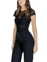 "Morgan De Toi Blusen im Sale | Morgan De Toi Herbst Bluse Schwarz Kurzarm online kaufen"|Planet-Deluxe