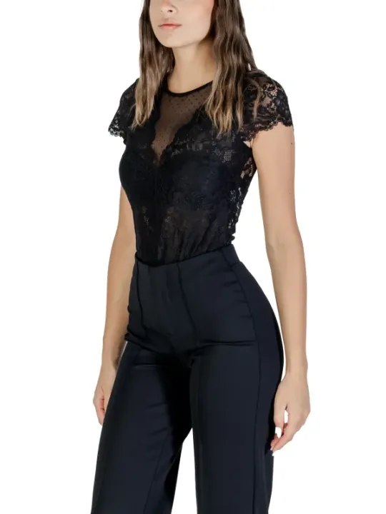 "Morgan De Toi Blusen im Sale | Morgan De Toi Herbst Bluse Schwarz Kurzarm online kaufen"|Planet-Deluxe