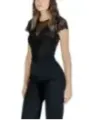 "Morgan De Toi Blusen im Sale | Morgan De Toi Herbst Bluse Schwarz Kurzarm online kaufen"|Planet-Deluxe