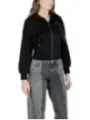 "Armani Exchange Sweatshirts im Sale | Armani Exchange Damen Fleece Hoodie Schwarz online kaufen"|Planet-Deluxe