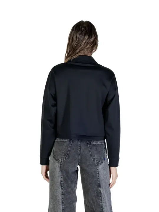 "Guess Active Sweatshirts im Sale | Guess Active Damen Fleecejacke Schwarz Herbst/Winter online kaufen"|Planet-Deluxe