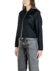 "Guess Active Sweatshirts im Sale | Guess Active Damen Fleecejacke Schwarz Herbst/Winter online kaufen"|Planet-Deluxe
