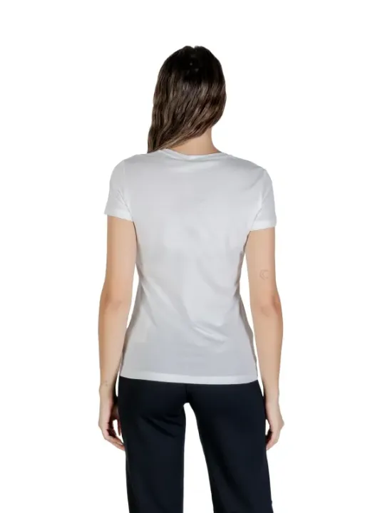 "Liu Jo T-Shirts im Sale | Liu Jo Damen T-Shirt Weiß Druck Kurzarm Herbst Winter online kaufen"|Planet-Deluxe
