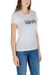 "Liu Jo T-Shirts im Sale | Liu Jo Damen TShirt Weiß Kurzarm Herbst Winter online kaufen"|Planet-Deluxe