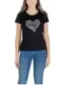 "Liu Jo T-Shirts im Sale | Liu Jo Damen T-Shirt Schwarz Druck Herbst Winter 488275 online kaufen"|Planet-Deluxe