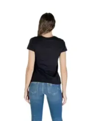 "Liu Jo T-Shirts im Sale | Liu Jo Damen T-Shirt Schwarz Druck Herbst Winter 488275 online kaufen"|Planet-Deluxe