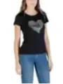"Liu Jo T-Shirts im Sale | Liu Jo Damen T-Shirt Schwarz Druck Herbst Winter 488275 online kaufen"|Planet-Deluxe