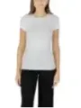 "Armani Exchange T-Shirts im Sale | Armani Exchange Damen Strass T-Shirt Weiß Herbst/Winter online kaufen"|Planet-Deluxe