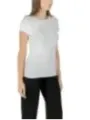 "Armani Exchange T-Shirts im Sale | Armani Exchange Damen Strass T-Shirt Weiß Herbst/Winter online kaufen"|Planet-Deluxe