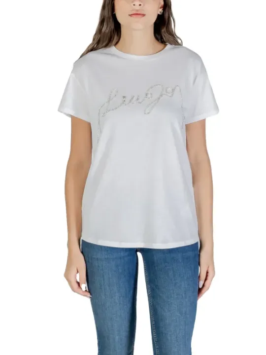 "Liu Jo T-Shirts im Sale | Herbst Winter Damen TShirt Weiß Liu Jo online kaufen"|Planet-Deluxe