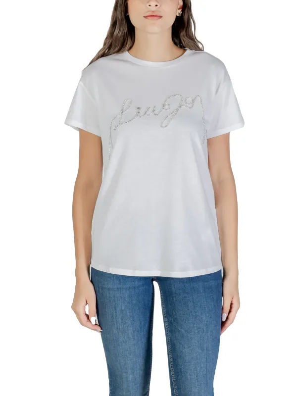 "Liu Jo T-Shirts im Sale | Herbst Winter Damen TShirt Weiß Liu Jo online kaufen"|Planet-Deluxe