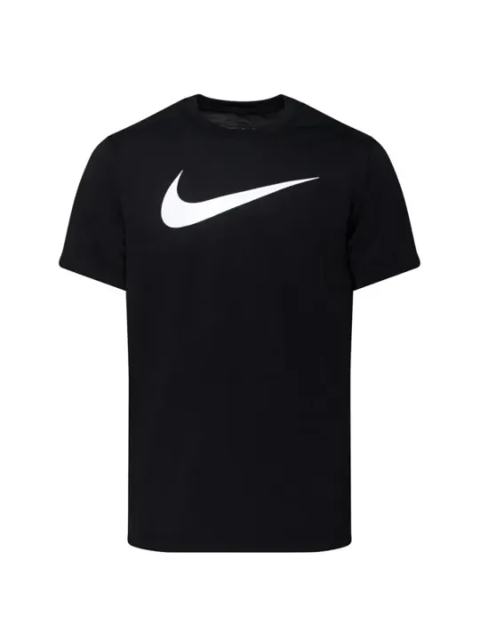 "Nike T-Shirts im Sale | Nike Herren T-Shirt Schwarz mit Print - Kurzarm Rundhals für Frühling/Sommer online kaufen"|Planet-Deluxe