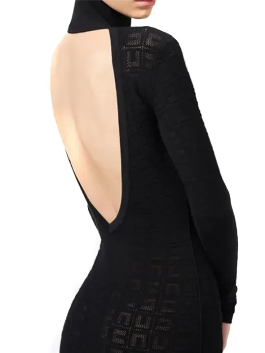 "Elisabetta Franchi Kleider im Sale | Elisabetta Franchi Damenkleid Schwarz Herbst Winter online kaufen"|Planet-Deluxe