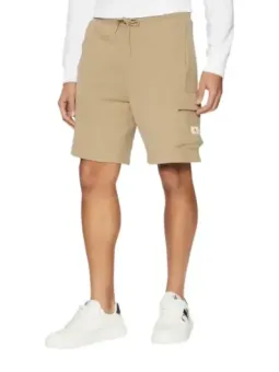 CK Jeans Herren Bermuda Shorts Beige - Baumwolle, Taschen