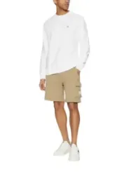 "Calvin Klein Jeans Bermudas im Sale | Calvin Klein Jeans Herren Bermuda Shorts Beige - 100% Baumwolle, Frühling/Sommer, mit Bänderverschluss und Mehrfach-Taschen online kaufen"|Planet-Deluxe