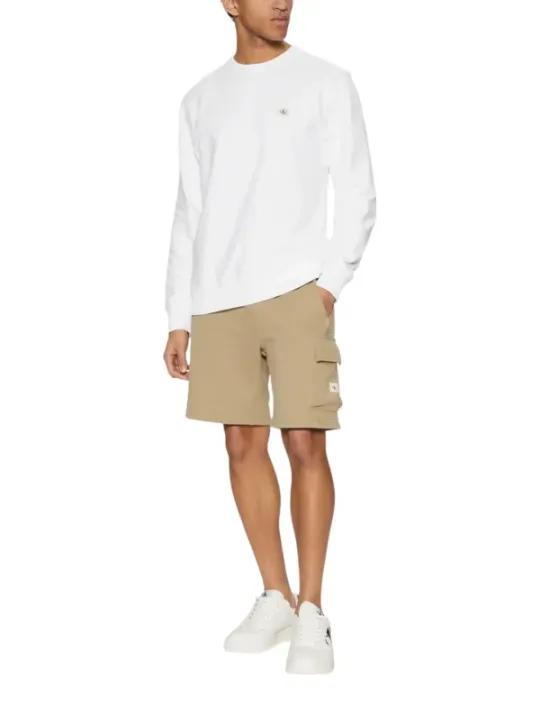"Calvin Klein Jeans Bermudas im Sale | Calvin Klein Jeans Herren Bermuda Shorts Beige - 100% Baumwolle, Frühling/Sommer, mit Bänderverschluss und Mehrfach-Taschen online kaufen"|Planet-Deluxe