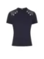 "Morgan De Toi T-Shirts im Sale | Morgan De Toi Damen TShirt Blau Kurzarm Rundhals online kaufen"|Planet-Deluxe