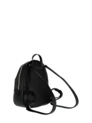 Schwarzer Guess Leder Reise Rucksack