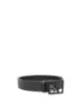 "Armani Exchange Gürtel im Sale | Armani Exchange Damenledergürtel Schwarz - Eleganter Herbst/Winter Gürtel aus 100% Leder, 100 cm online kaufen"|Planet-Deluxe