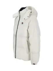 "Tommy Jeans Jacken im Sale | Tommy Jeans Herren Kapuzenjacke mit Weißdruck - Stylische Herbst/Winter Jacke mit Reißverschluss online kaufen"|Planet-Deluxe