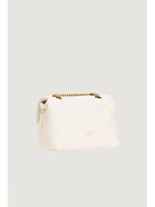"Pinko Einzelstücke & Seltenheiten im Sale | Pinko Damen Umhängetasche - Exklusive Beige Ledertasche für Frühling/Sommer mit Hakenverschluss und Innentaschen - 100% Leder online kaufen"|Planet-Deluxe