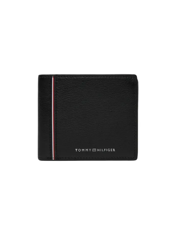 "Tommy Hilfiger Brieftaschen im Sale | Tommy Hilfiger Herren Lederbrieftasche Schwarz online kaufen"|Planet-Deluxe
