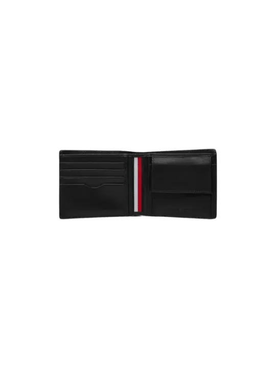 "Tommy Hilfiger Brieftaschen im Sale | Tommy Hilfiger Herren Lederbrieftasche Schwarz online kaufen"|Planet-Deluxe