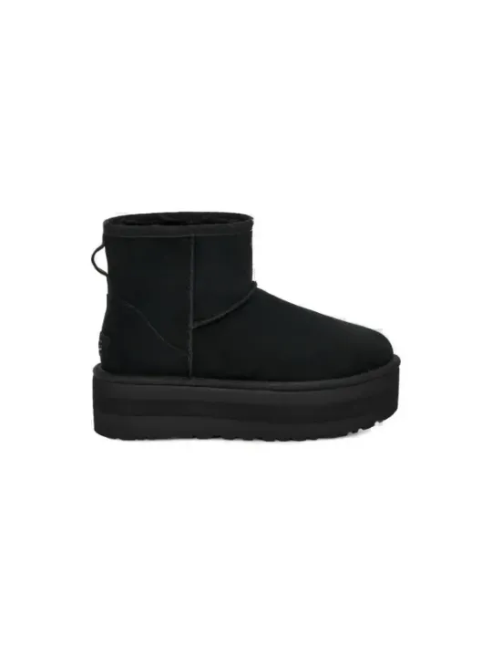 "UGG Stiefel im Sale | Ugg Damen Herbst Winter Wildleder Stiefeletten Schwarz online kaufen"|Planet-Deluxe