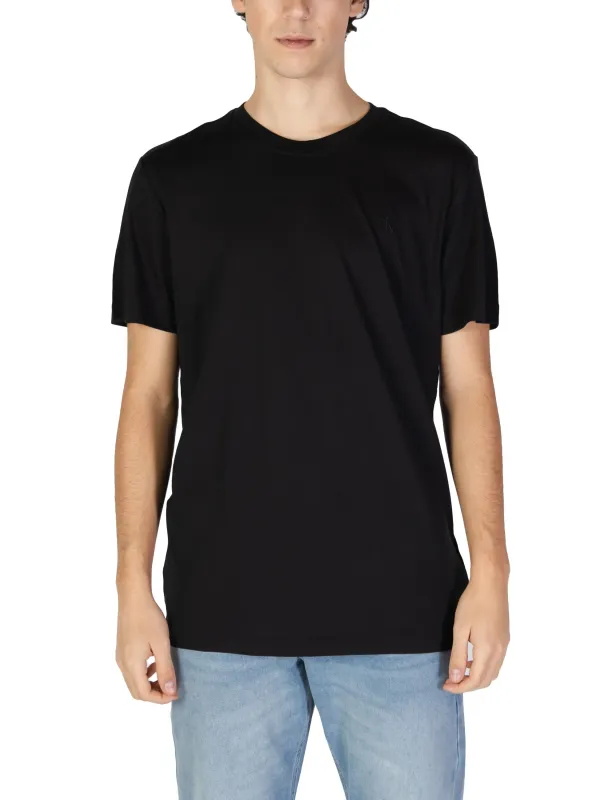 "Calvin Klein Jeans T-Shirts im Sale | Calvin Klein Herren TShirt Schwarz HerbstWinter online kaufen"|Planet-Deluxe