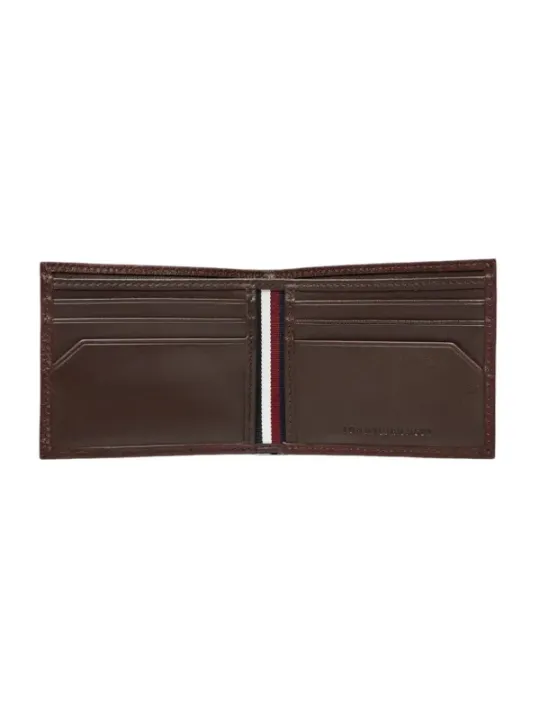 "Tommy Hilfiger Brieftaschen im Sale | Tommy Hilfiger Herren Leder Brieftasche Braun Herbst Winter online kaufen"|Planet-Deluxe