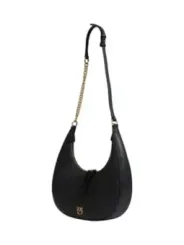 "Pinko Einzelstücke & Seltenheiten im Sale | Pinko Damen Umhängetasche aus Schwarzem Leder - Elegante Einfarbige Herbst/Winter Tasche mit Reißverschluss online kaufen"|Planet-Deluxe