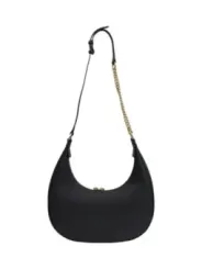 "Pinko Einzelstücke & Seltenheiten im Sale | Pinko Damen Umhängetasche aus Schwarzem Leder - Elegante Einfarbige Herbst/Winter Tasche mit Reißverschluss online kaufen"|Planet-Deluxe