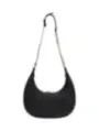 "Pinko Einzelstücke & Seltenheiten im Sale | Pinko Damen Umhängetasche aus Schwarzem Leder - Elegante Einfarbige Herbst/Winter Tasche mit Reißverschluss online kaufen"|Planet-Deluxe