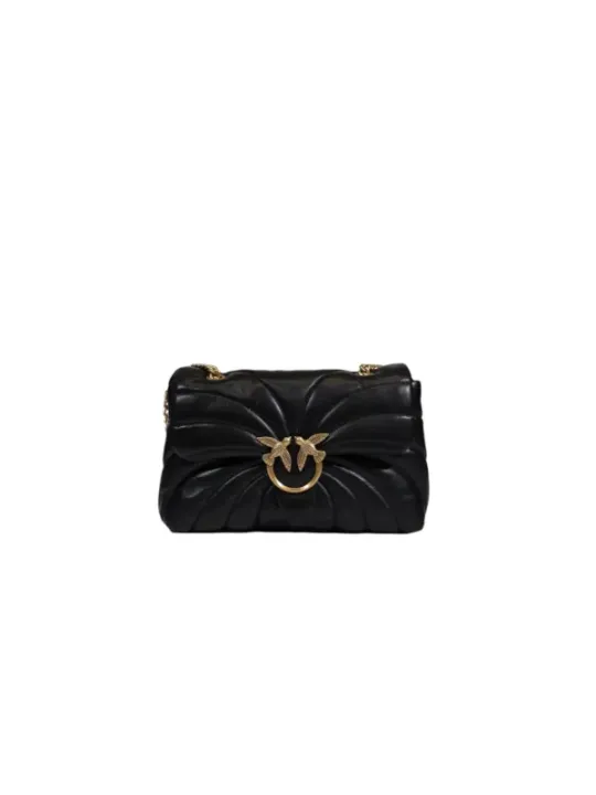 "Pinko Einzelstücke & Seltenheiten im Sale | Pinko Damen Umhängetasche aus Leder in Schwarz - Herbst/Winter Kollektion - Exklusives Unikat online kaufen"|Planet-Deluxe