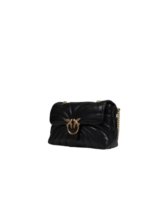 "Pinko Einzelstücke & Seltenheiten im Sale | Pinko Damen Umhängetasche aus Leder in Schwarz - Herbst/Winter Kollektion - Exklusives Unikat online kaufen"|Planet-Deluxe
