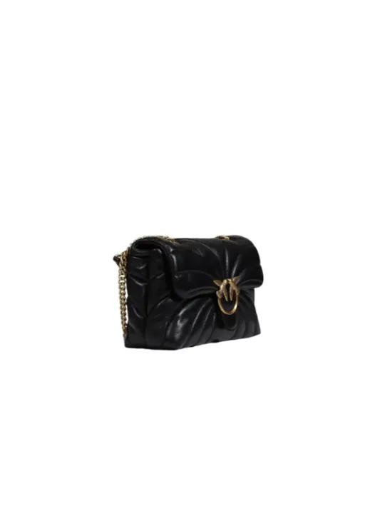 "Pinko Einzelstücke & Seltenheiten im Sale | Pinko Damen Umhängetasche aus Leder in Schwarz - Herbst/Winter Kollektion - Exklusives Unikat online kaufen"|Planet-Deluxe