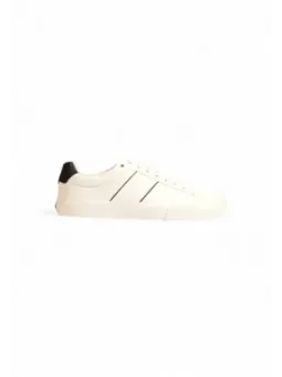 "Stilvolle Boss Herren Sneaker aus weißem Leder - Herbst"