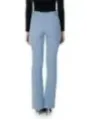 Helle italienische Stoffhosen mit geradem Bein