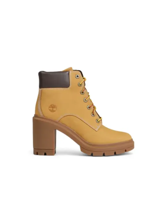 Beige Timberland Damenstiefel aus Leder für Herbst/Winter Beige Timberland Damenstiefel aus Leder für Herbst/Winter